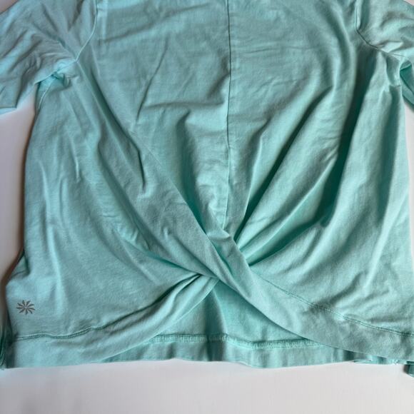 Athleta Girl Mint Twist Around Athletic Top Medium 8-10 - Picture 9 of 9